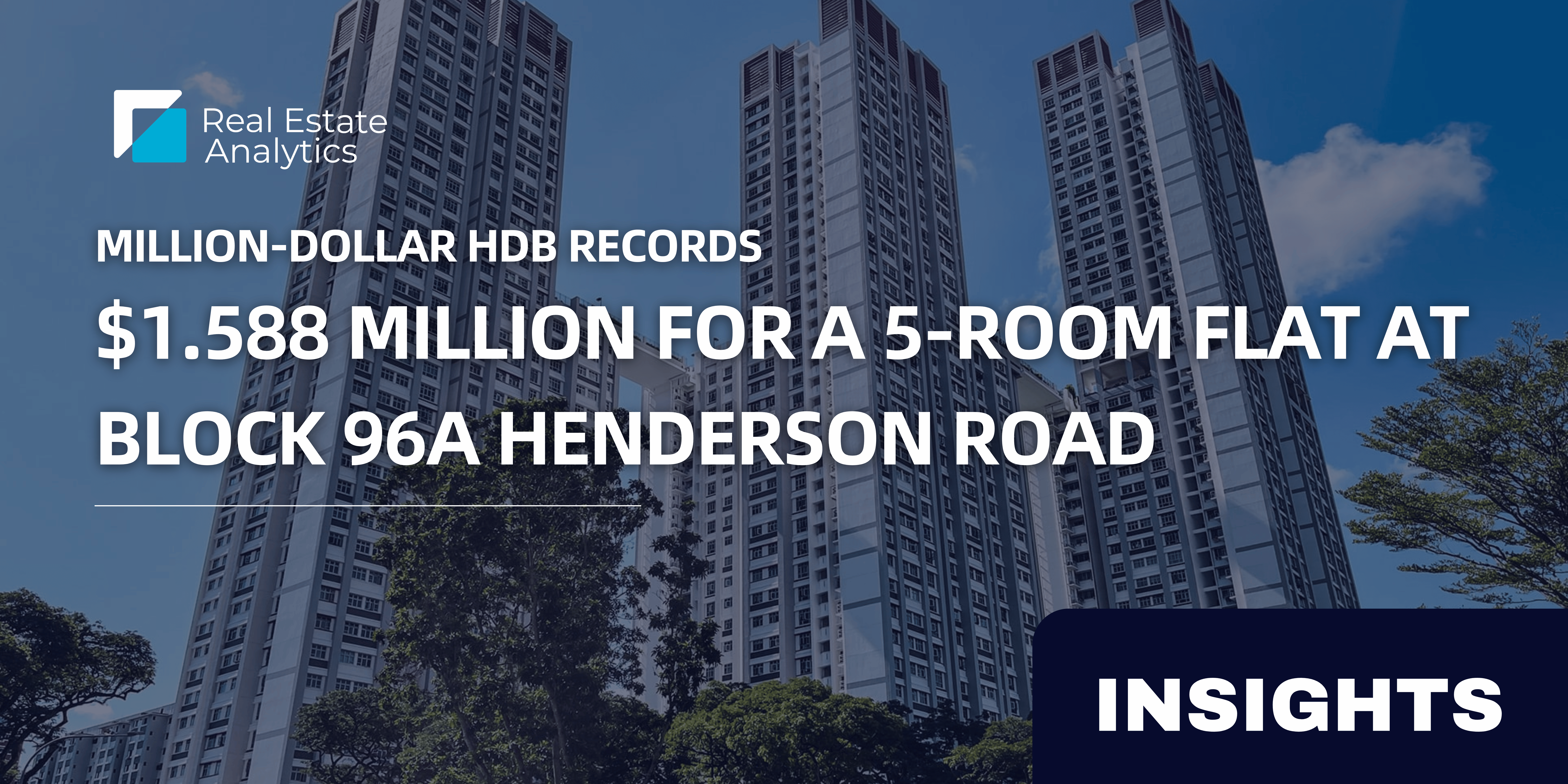 Record-breaking $1.588 million for a 5-room HDB flat at Block 96A Henderson Road (City Vue @ Henderson)