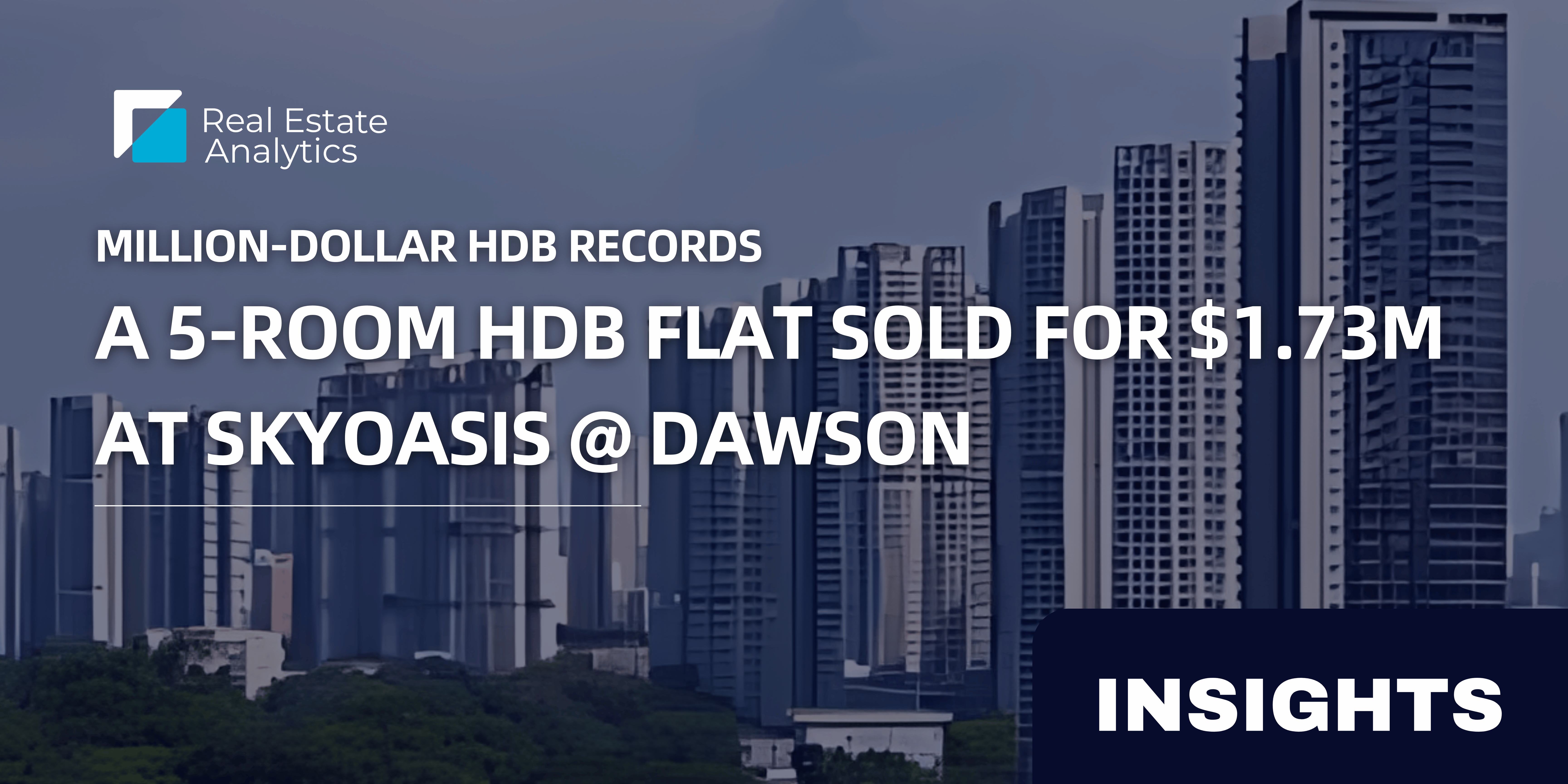 A 5-room HDB flat sold for record-breaking $1.73 million at Skyoasis @ Dawson (39A Margaret Drive)