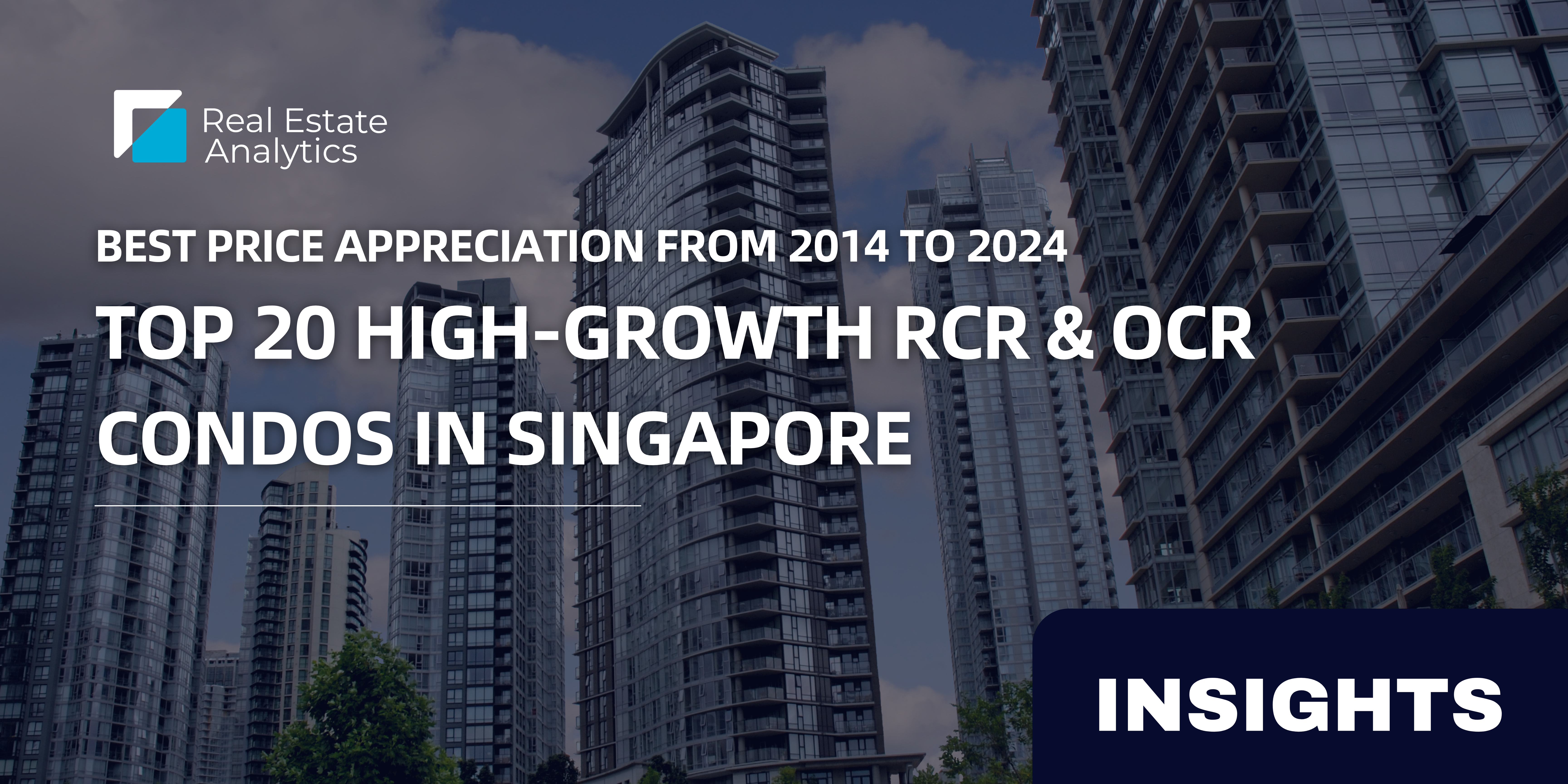 Top 20 High-Growth RCR & OCR Condos in Singapore: Best Price Appreciation from 2014 to 2024